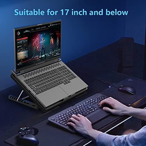 LIANGSTAR Laptop Cooling Pad, Laptop Cooler with 6 Quiet Fans for 12-17 Inch Notebook Gaming Fan - Image 3